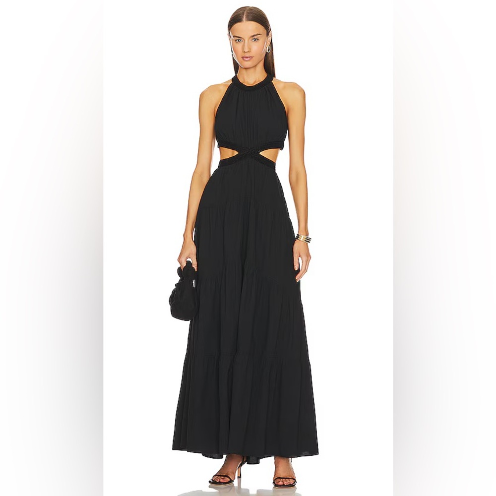 A.L.C. Black Cutout Maxi Dress